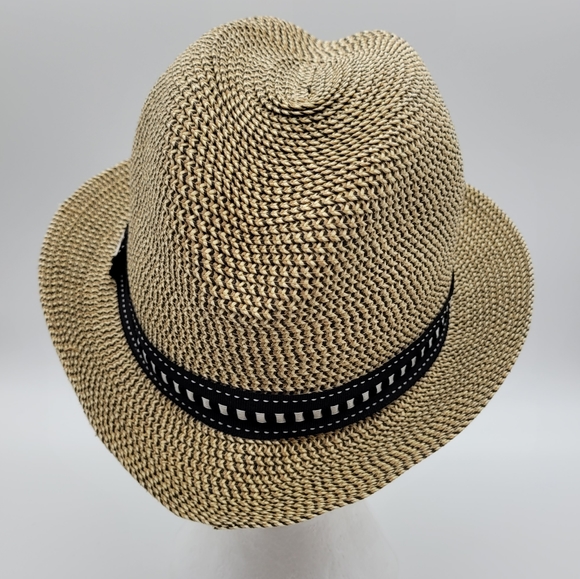 DELUX | woven straw fedora hat - Picture 5 of 8